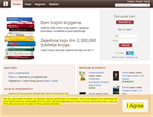 Tablet Screenshot of hr.librarything.com