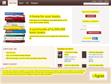 Tablet Screenshot of ie.librarything.com