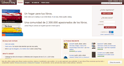 Desktop Screenshot of librarything.es