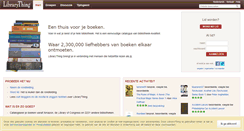 Desktop Screenshot of librarything.nl