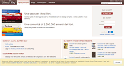 Desktop Screenshot of librarything.it