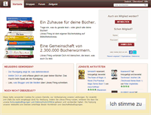 Tablet Screenshot of librarything.de