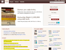 Tablet Screenshot of cz.librarything.com