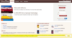 Desktop Screenshot of hu.librarything.com