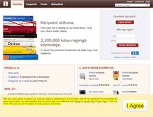 Tablet Screenshot of hu.librarything.com